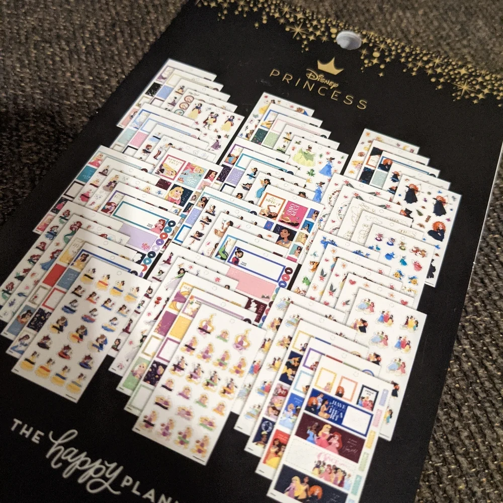 Disney Princess Mini Happy Planner Stickers (1318)